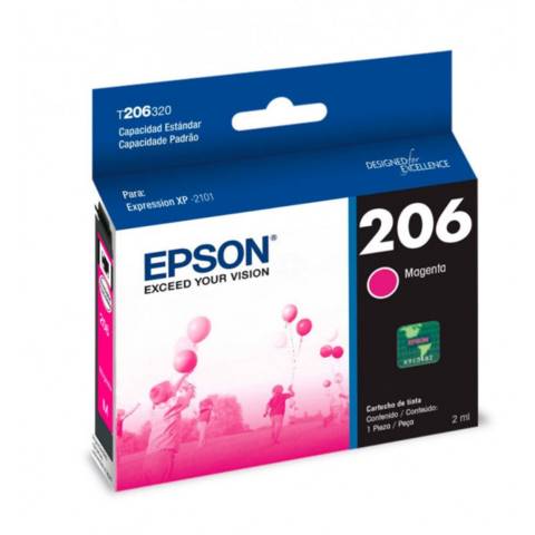 Cartucho Epson 206 Magenta