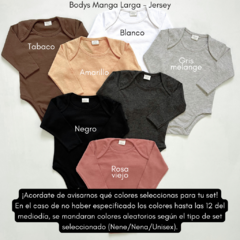 Set X 3 Bodys Soft Manga Larga en internet