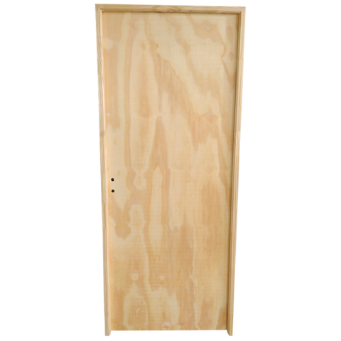 puerta pino marco de madera 75x200 m7 derecha