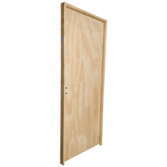 puerta pino marco de madera 75x200 m7 derecha - comprar online