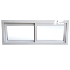 ventana corrediza simple vidrio entero 100x040