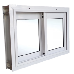 ventana corrediza simple vidrio entero 060x040 - comprar online