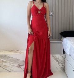 Vestido Jasmin vermelho