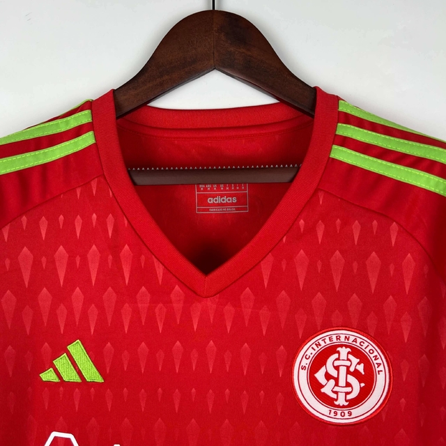 Camisa Internacional I 23/24 - Feminina Adidas - Vermelho