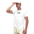 Camiseta Aeropostale M/C Masculino Plus Size Branco Logo Box