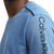 Camiseta Calvin Klein Logo Manga Azul Médio - comprar online