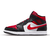Tênis Nike Air Jordan 1 Mid Alternate Bred Toe