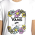 Camiseta Vans Kids White Elevated Floral - Importprodutos