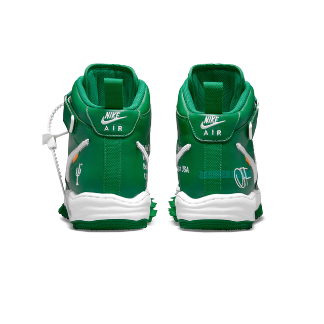 Nike air hotsell white green