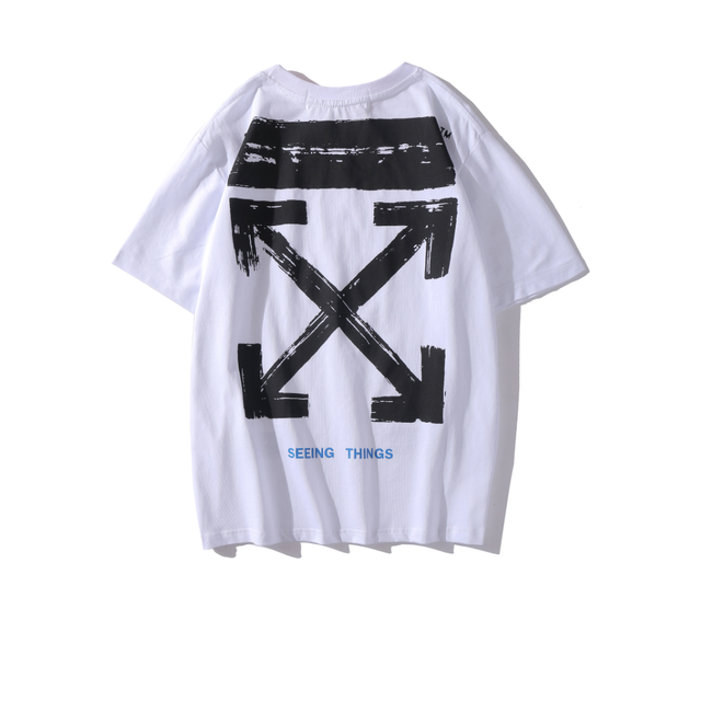 Camiseta off outlet white seeing things