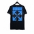 Camiseta Off-White Logo Azul Rede X - Importprodutos