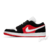 Tênis Nike Air Jordan 1 Low Black White Gym Red