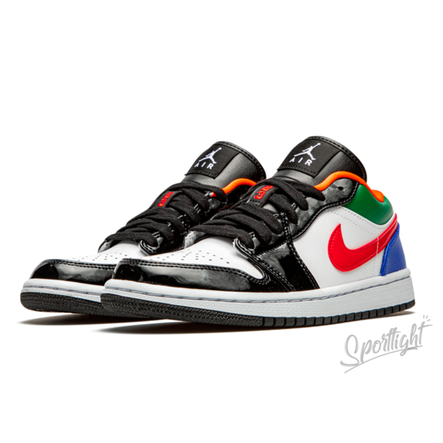 T nis Nike Air Jordan 1 Low Multi Color Black Toe