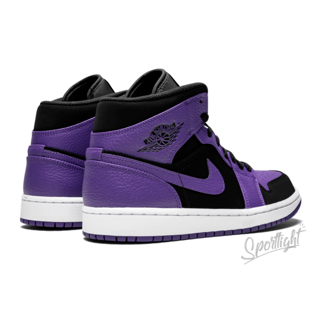 Air jordan 1 mid black dark concord release date cheap