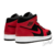 Tênis Nike Air Jordan 1 Mid 'Bred' Black/Gym Red-White - Importprodutos