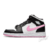 Tênis Nike Air Jordan 1 Mid White Light Arctic Pink GS