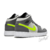 Tênis Nike Air Jordan 1 Mid Gunsmoke Grey Volt na internet