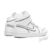 Tênis Nike Air Jordans 1 Mid Iridescent Reflective White na internet