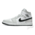 Tênis Nike Air Jordan 1 Mid White/Light Smoke Grey-Black