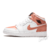 Tênis Nike Air Jordan 1 Mid White Rose Gold