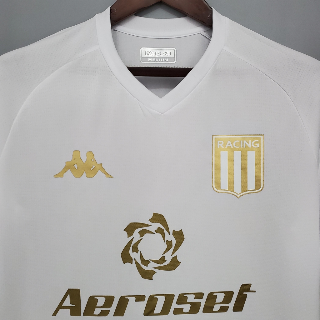 CAMISA RACING CLUB 2023, UNIFORME RESERVA TORCEDOR, KAPPA