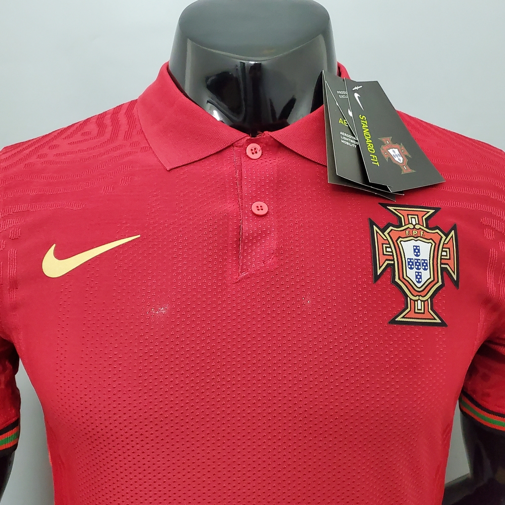 Camisa Seleção Portugal I 20/21 Jogador Nike Masculina - Vermelha
