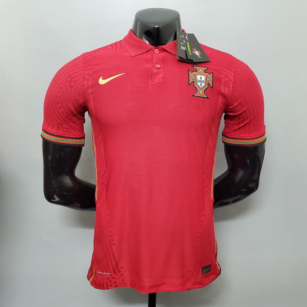 Camisa Seleção Portugal I 20/21 Jogador Nike Masculina - Vermelha