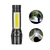 Linterna LED Recargable - 3 Modos con Estuche de Supervivencia Ultrabrillante Ilumina +5mts