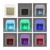 Imagen de Reloj Despertador Cubo LED Multicolor con Función de Alarma, Temperatura, Fecha