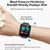 Reloj Inteligente Smartwatch Genérico Oxímetro y Sensor de Latidos Notificaciones y Más