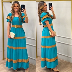 VESTIDO ALAIANE 0260 - Thayslaine Rodrigues Closet