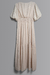 Vestido Diana Decote V Bege - loja online