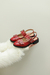 Sapato Alexya- Vermelho e Preto - comprar online