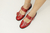 Sapato Alexya- Vermelho e Preto na internet