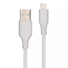 Cables USB VORAGO CAB-L01W - USB A, Lightning, 1 m, Blanco