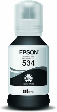 Tinta Epson T534 Negro, 6.000 Páginas, 120ml