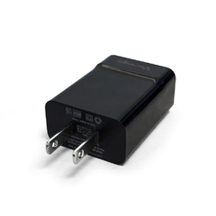 Cargador Usb De Pared Vorago Au-302-bk, Carga Rapida 3.0, 1 Puerto Usb Inteligente 1.5a/2.0a/3.0a