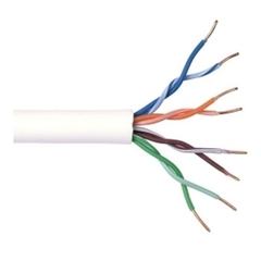 Cable Cat5e UTP de 4 Pares, Dahua 100% cobre,Blanco por metro