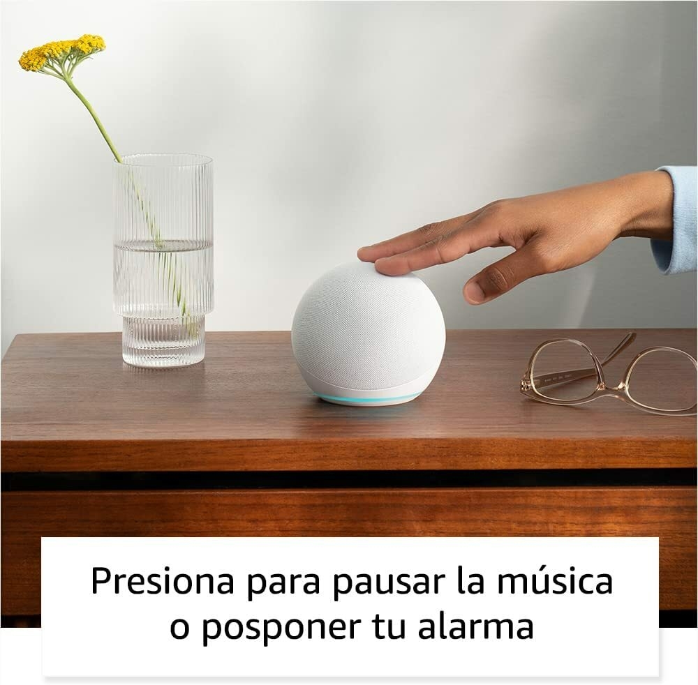 Echo Dot (5.ª generación, modelo de 2022) | Parlante inteligente con Alexa  | Carbón