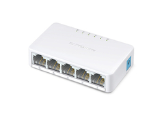 Switch Mini Mercusys Ms105, 5 Puertos Ethernet 10/100 Mbps