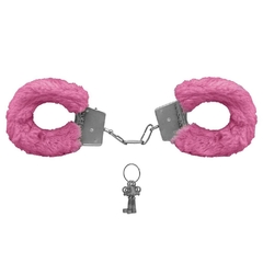 Imagem do Algema de Metal Pelúcia Revestida Fur Love Cuffs Sexy