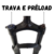 SUSPENSÃO 29 AHEAD SET TRAVA E PRELOAD 28,6MM PRETO | 15572 - Édio Bikes | Peças e Acessórios para bicicletas