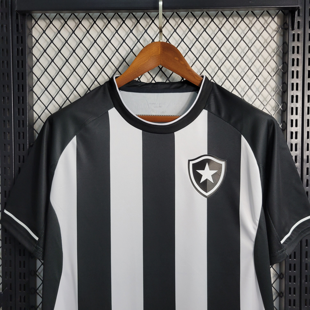 Camisa Botafogo I 22/23 Torcedor - Preta e Branca