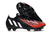 Chuteira Adidas Predator Edge.1 Low FG Campo - Preta e Vermelha