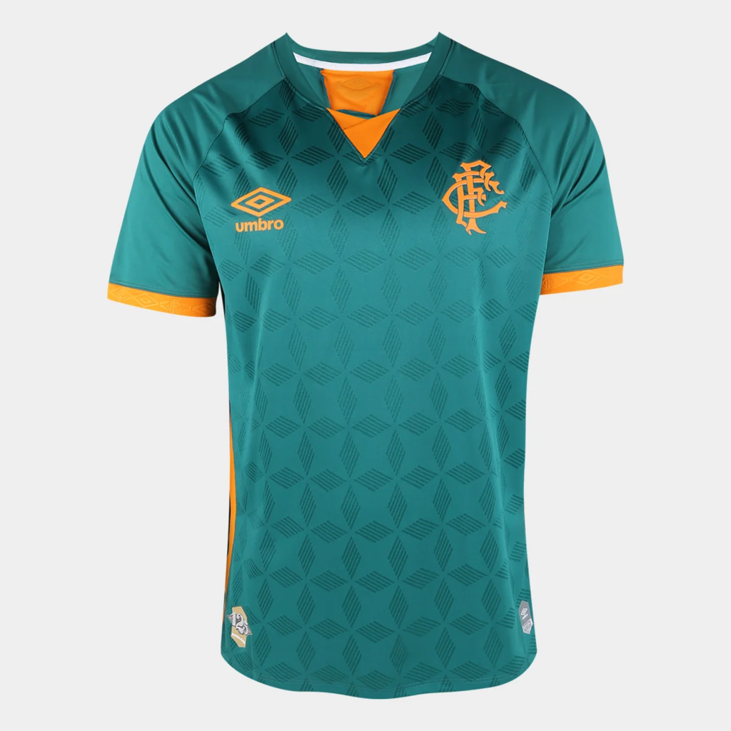 Camisa Fluminense III 20/21 Torcedor Umbro - Verde e Laranja