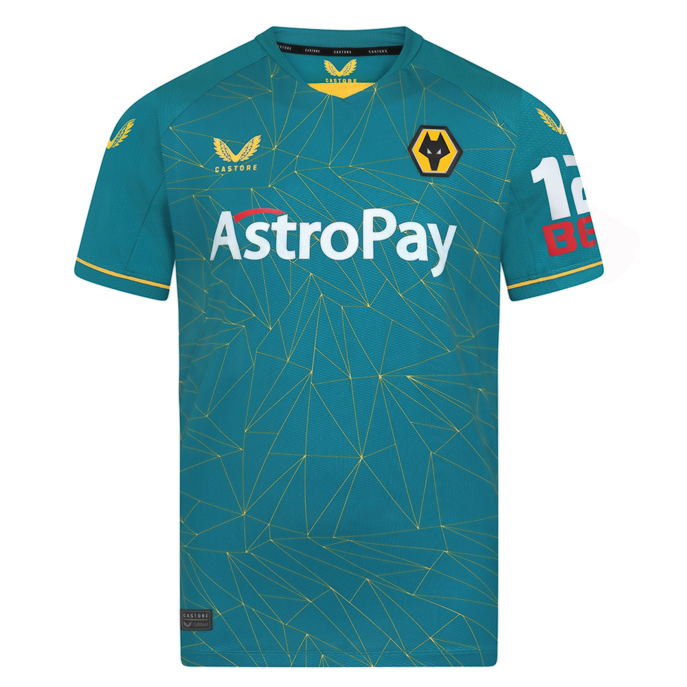 Camisa Wolverhampton II 22 23 Torcedor Castore Verde