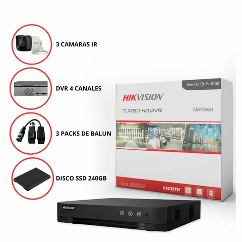 KIT DE SEGURIDAD HIKVISION