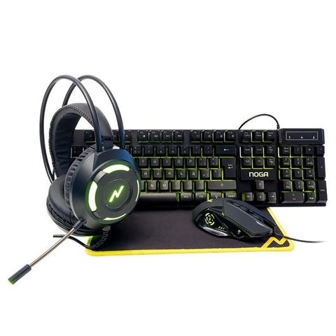 COMBO GAMER 4 EN 1 NOGANET NKB-412