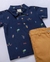 Conjunto Infantil Masculino Camiseta Polo e Bermuda Sarja - Anjos Baby - comprar online