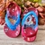 Chinelo Acqua Print Music - Vermelho /Ciano - Klin - comprar online